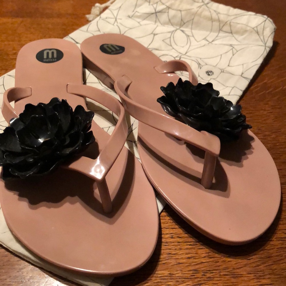 Melissa flower and sandals